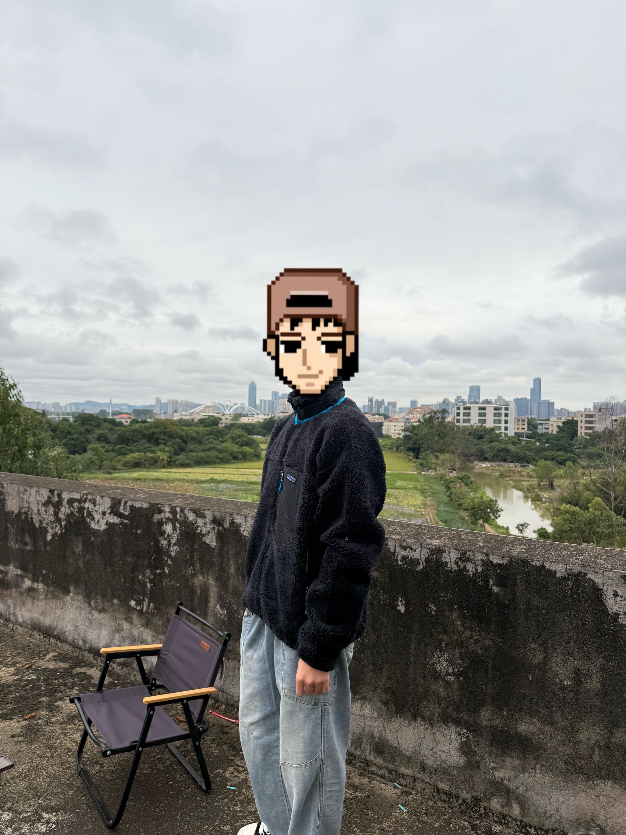 男士抓绒外套 巴