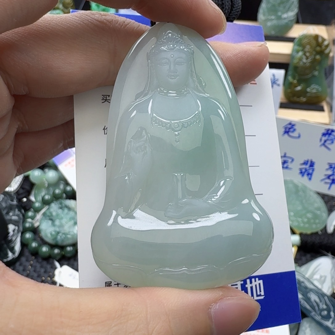 翡翠颈饰未镶嵌劉***.缅甸翡翠