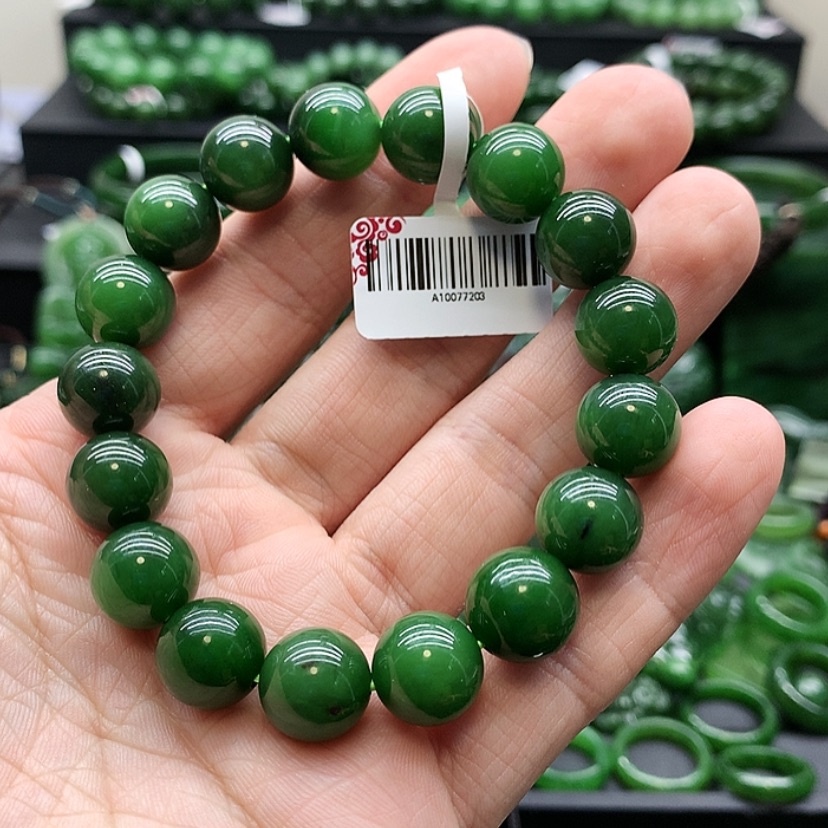 【闪购商品】和田玉（碧玉）手链未镶嵌