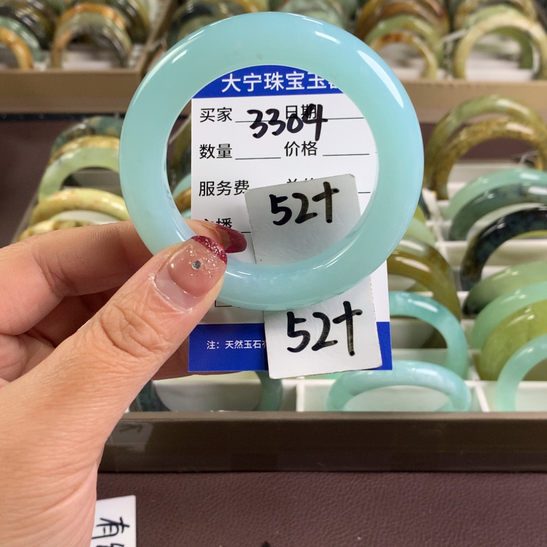 蛇纹石玉手镯未镶嵌3304