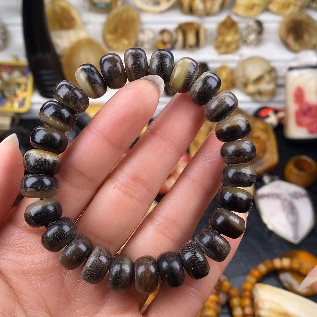 其他驼骨黑驴蹄桶珠12