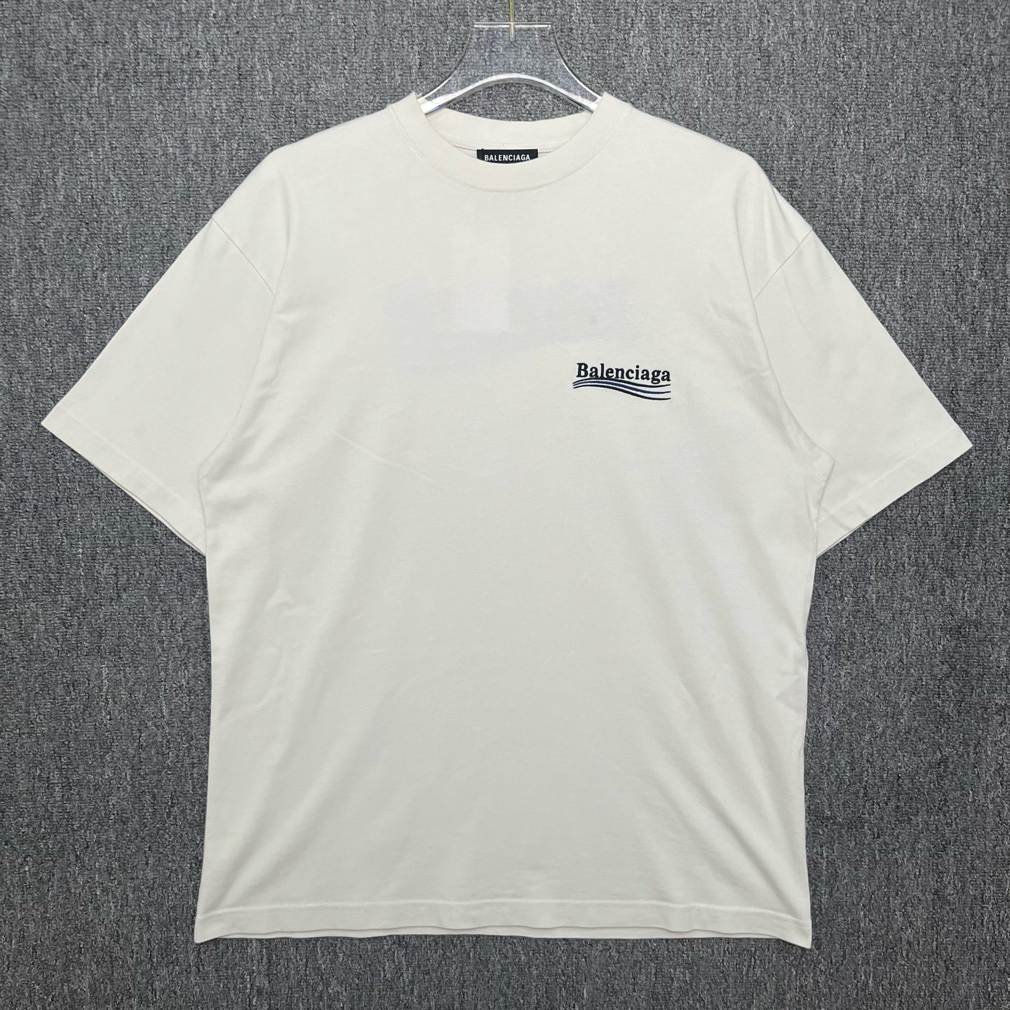 99新 Balenciaga/巴黎世家 可乐刺绣圆领短袖/M码/99新/12801
