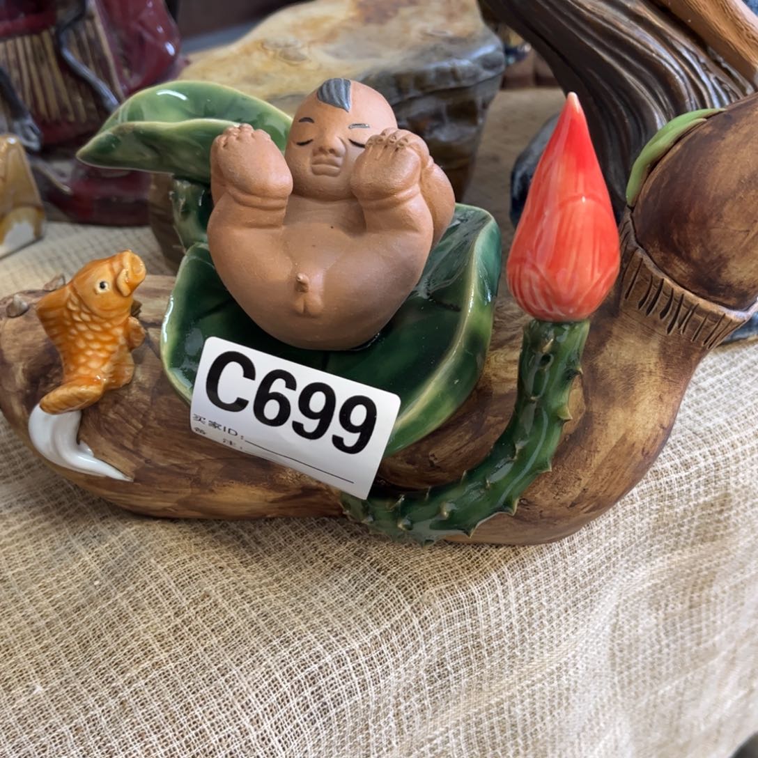 红***典瓷片明玉家的老工艺品