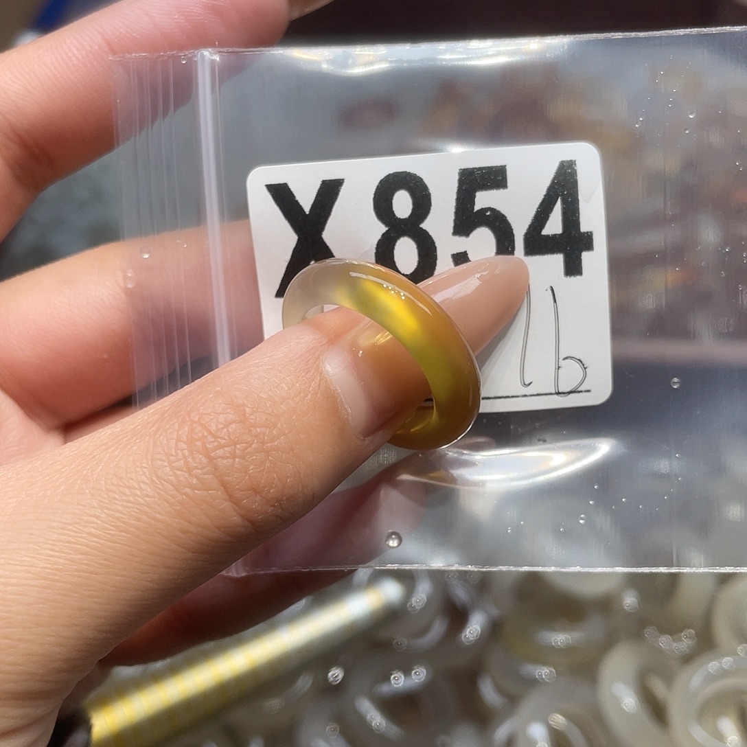 玛瑙/玉髓未镶嵌戒指854