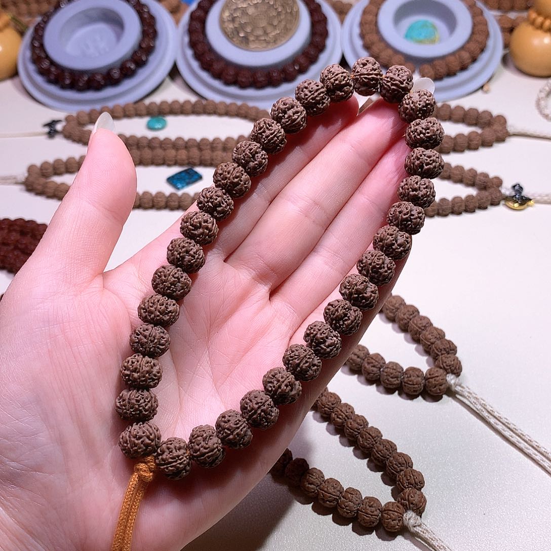 吊坠文玩核桃老树虎抓梅花