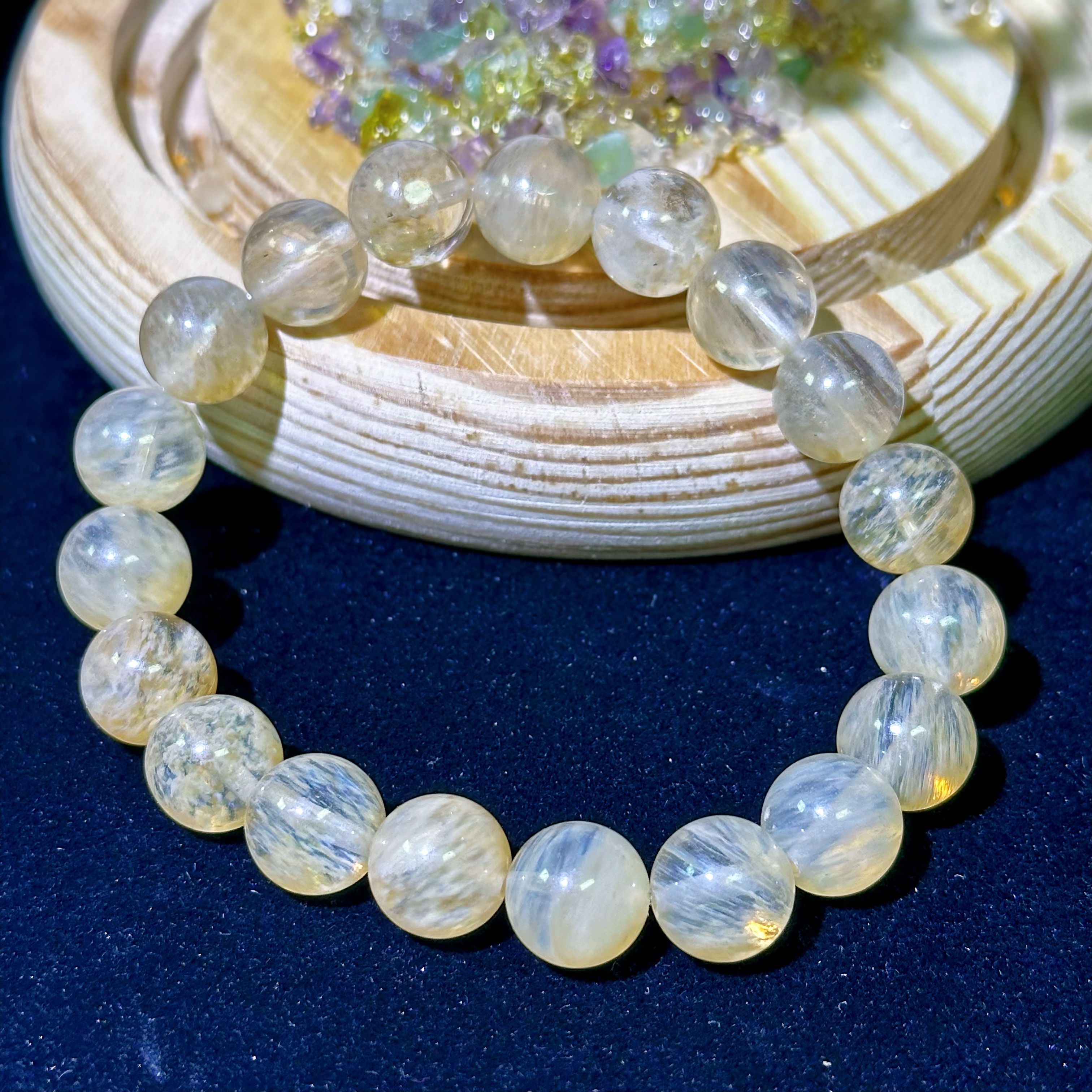 【粉丝福利款】茶色西瓜晶手串卡10mm