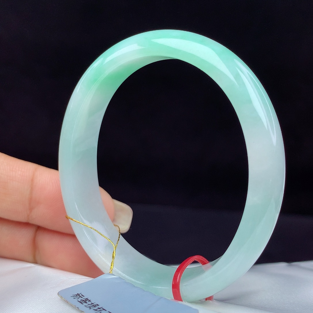 翡翠手镯未镶嵌53圈 0073