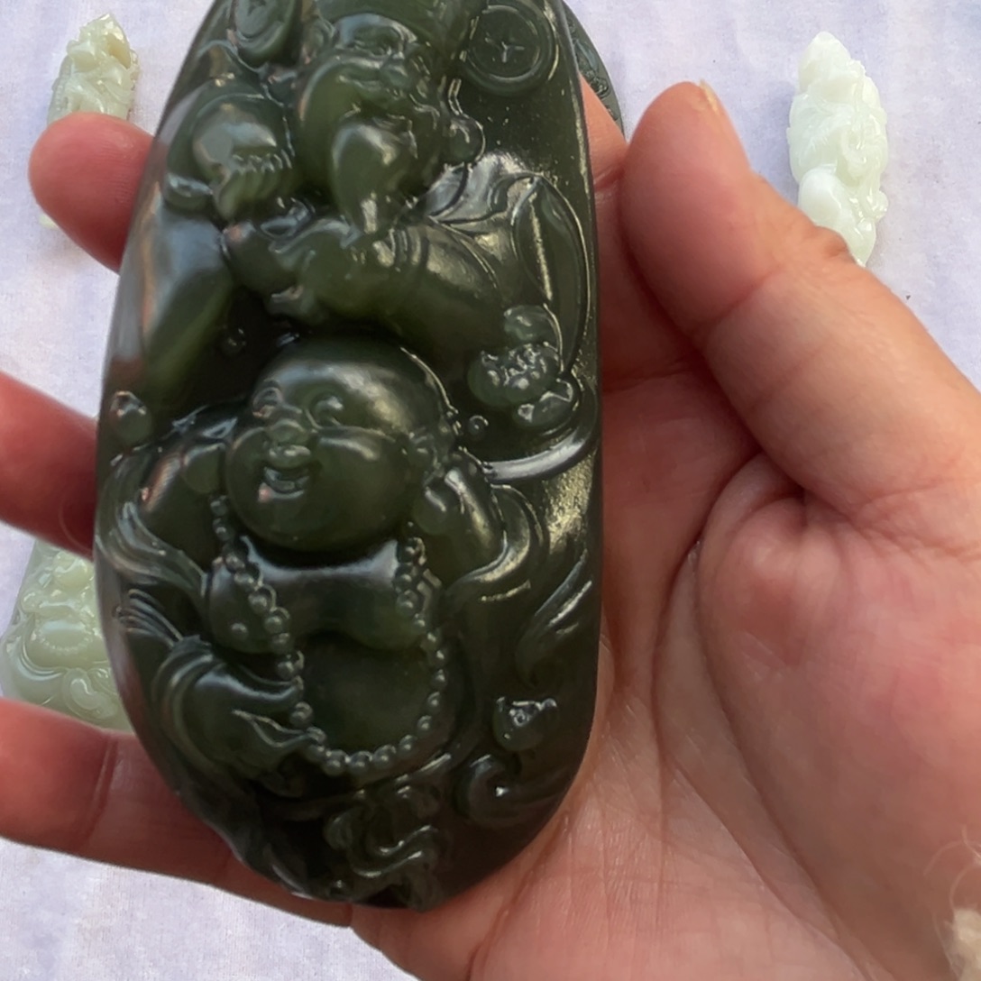 和田玉（糖玉）未镶嵌挂件