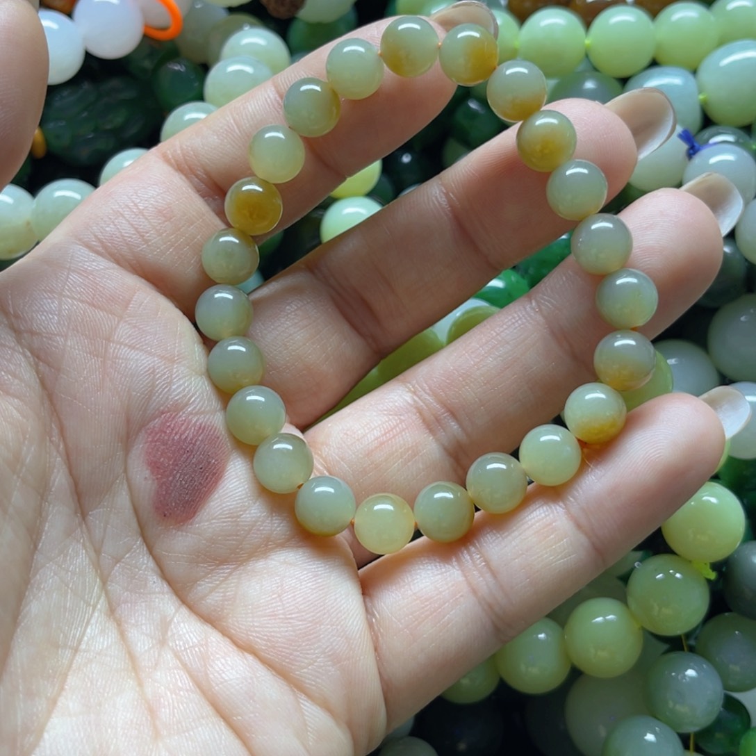 和田玉手链未镶嵌