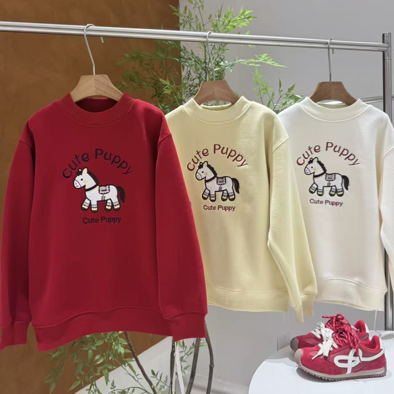 【一家人一起穿】女童马年限定卫衣版型可好看了长袖Z26220
