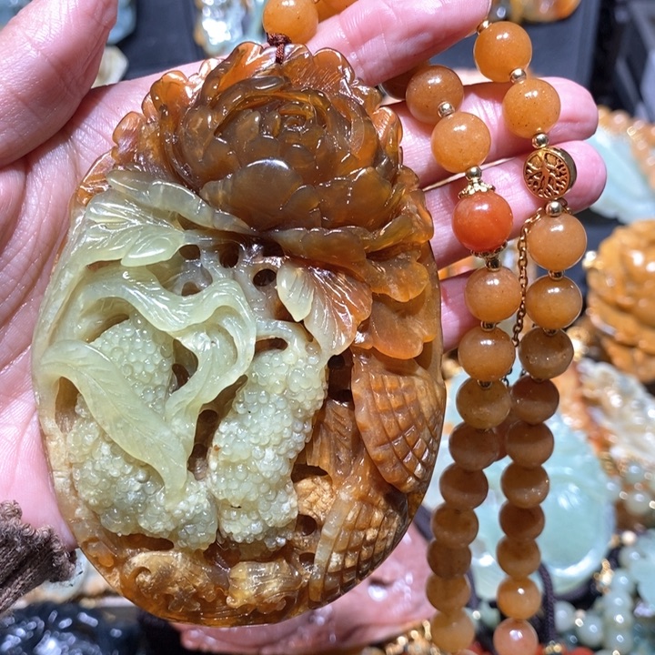 岫玉毛衣链未镶嵌