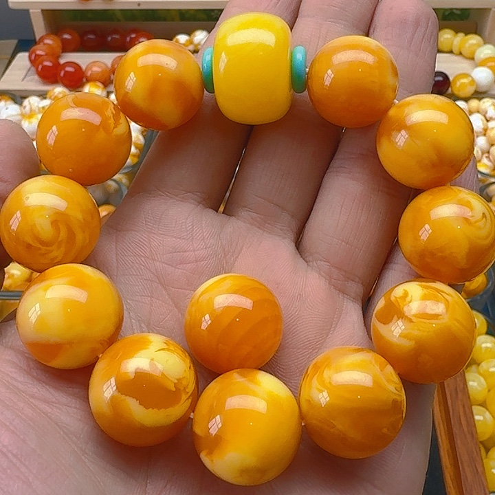 有**伴20精品老蜡一串