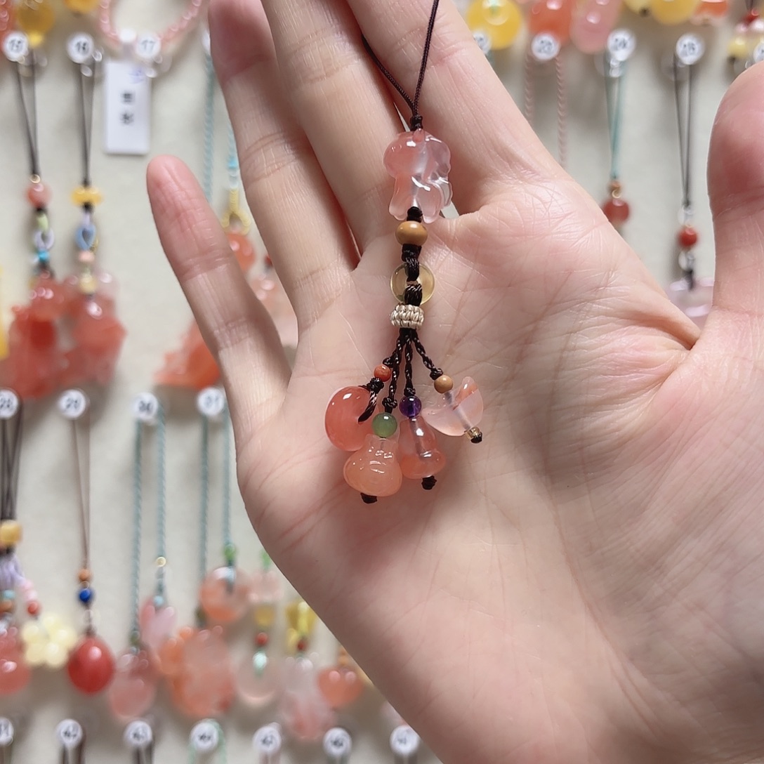 南红玛瑙未镶嵌吊坠(赠链)