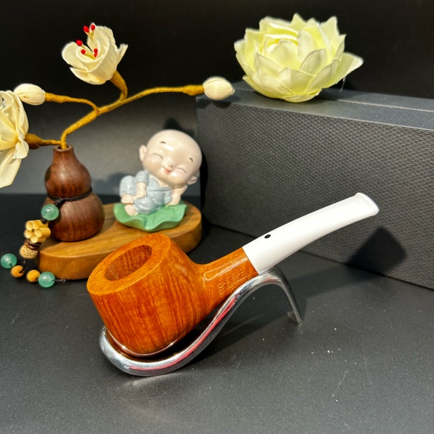 手工烟斗卡斯特罗55经典款式抽吸通透烟道3