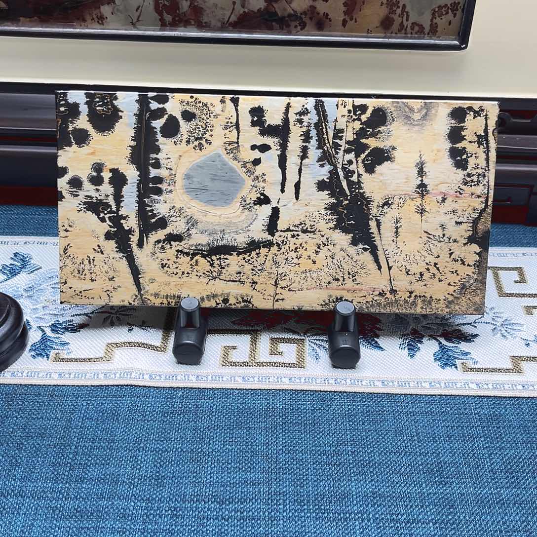 石材广西天然国画石