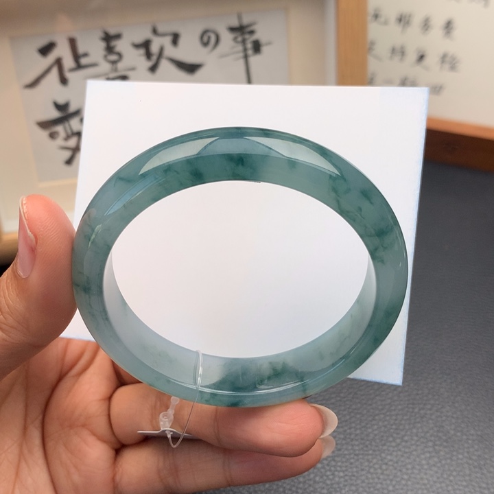 翡翠手镯未镶嵌翡翠手镯55圈口