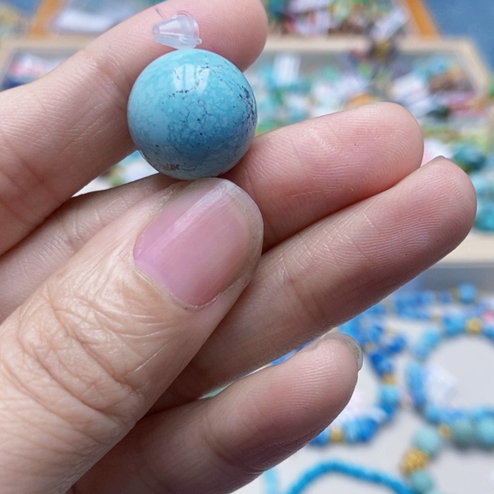 绿松石未镶嵌挂件31