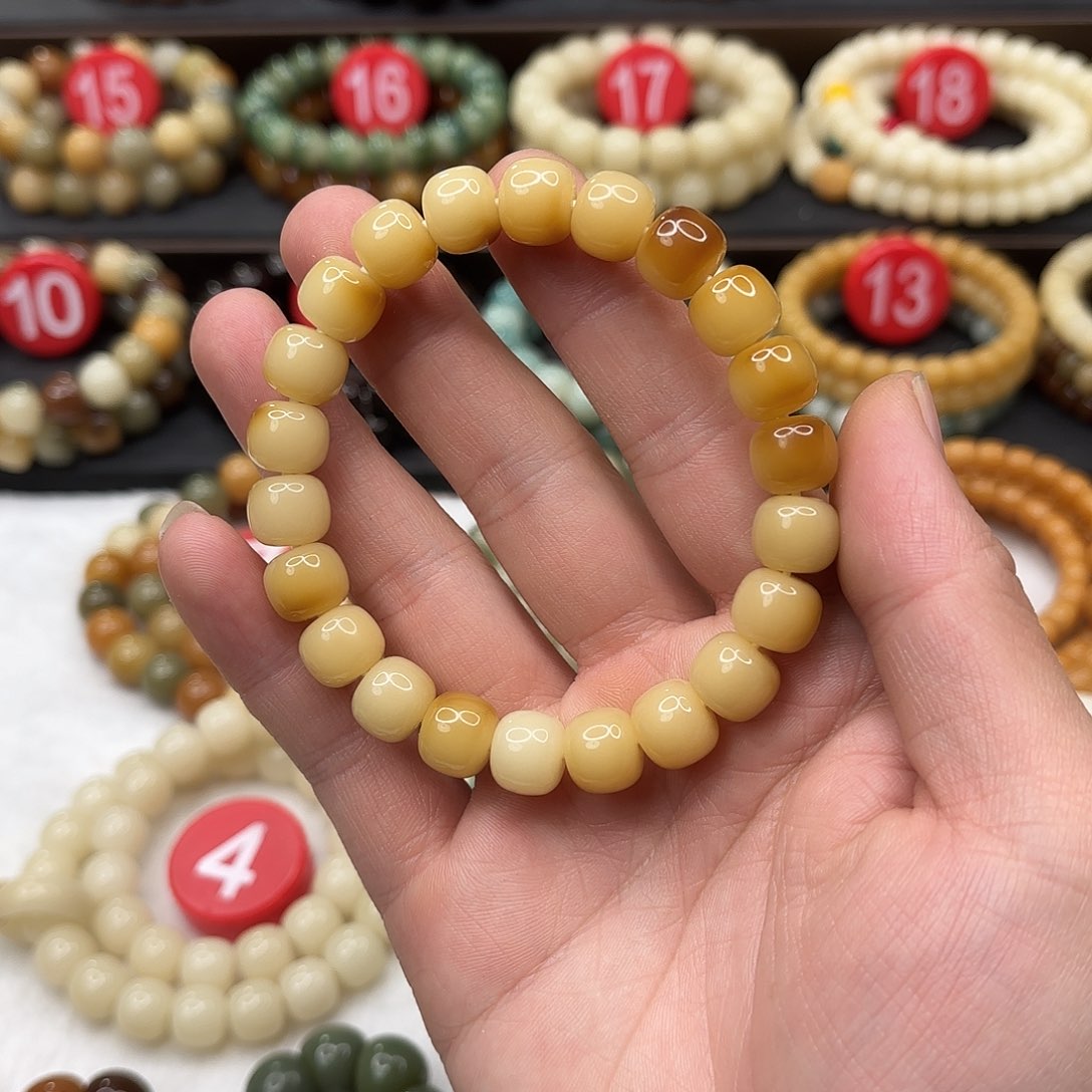 菩提根/象牙果手串D**i菩提根