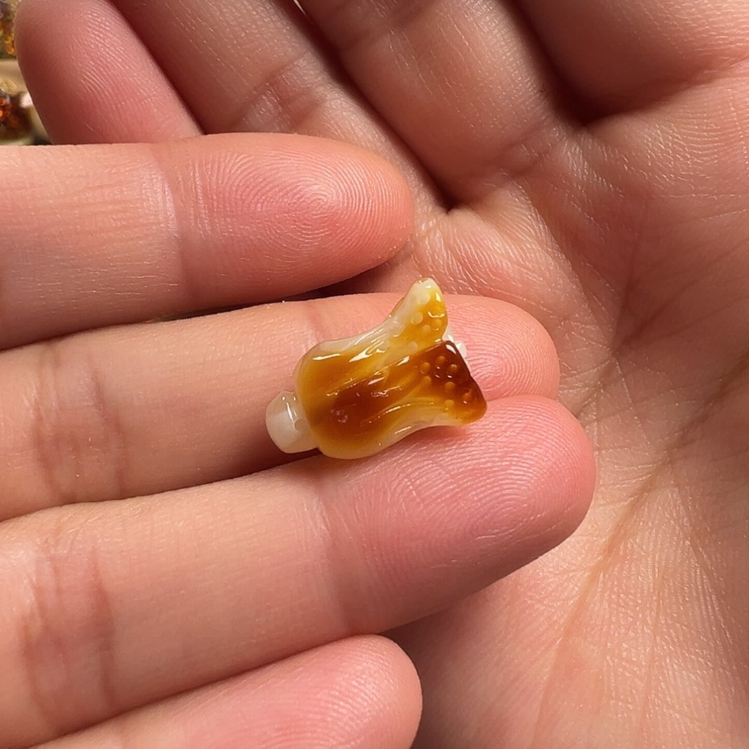 蜜蜡颈饰未镶嵌白菜