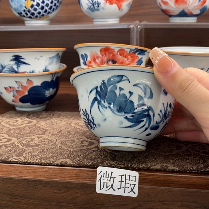 釉下老陶泥手工绘制