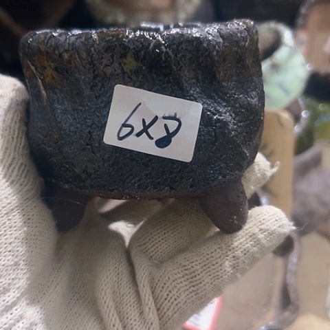 红陶粗陶花盆手工