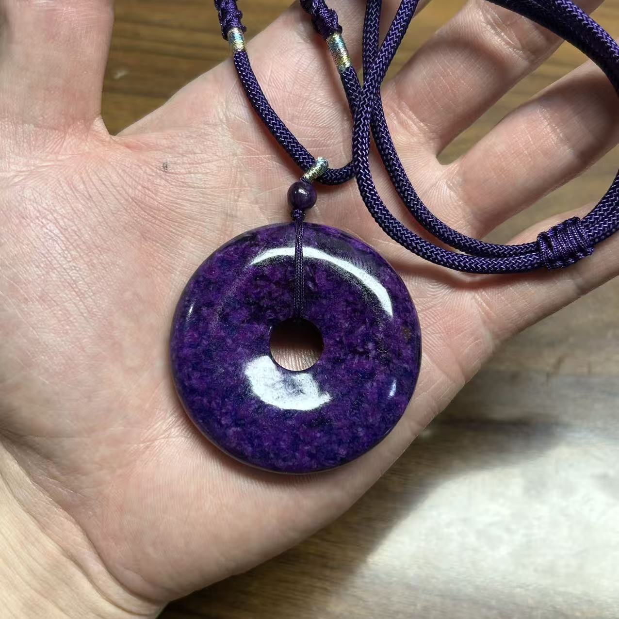 32050765老矿幻彩大平安扣吊坠（多样性发其一）277