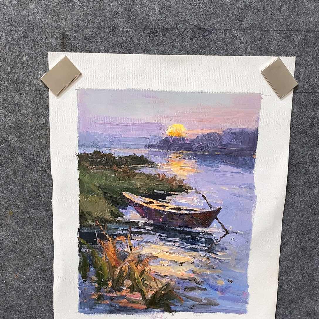 油画风景油画作品