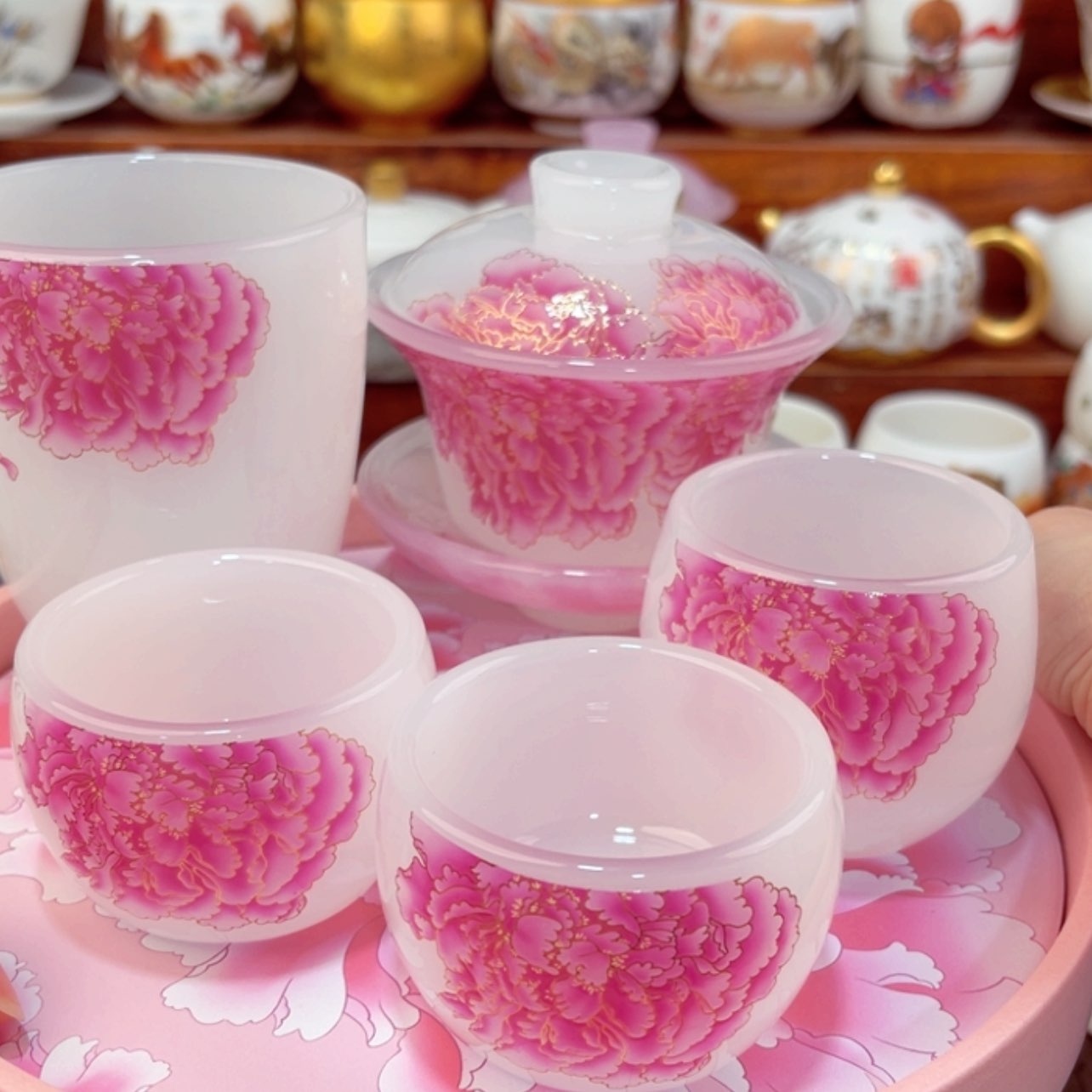 【闪购商品】高货羊脂玉瓷陶瓷茶具
