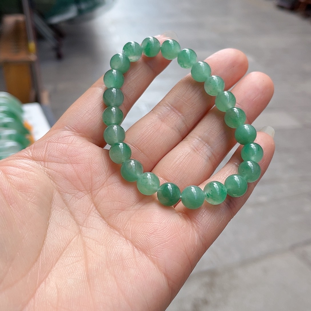 石英质玉手串未镶嵌卡8