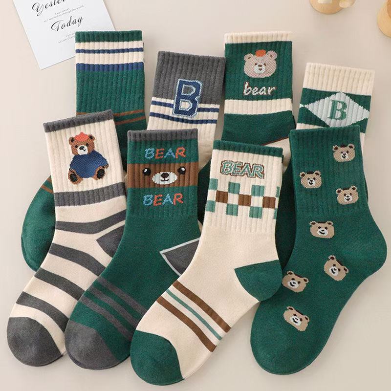 袜子童袜四季棉 男童女童百搭潮流学生潮袜