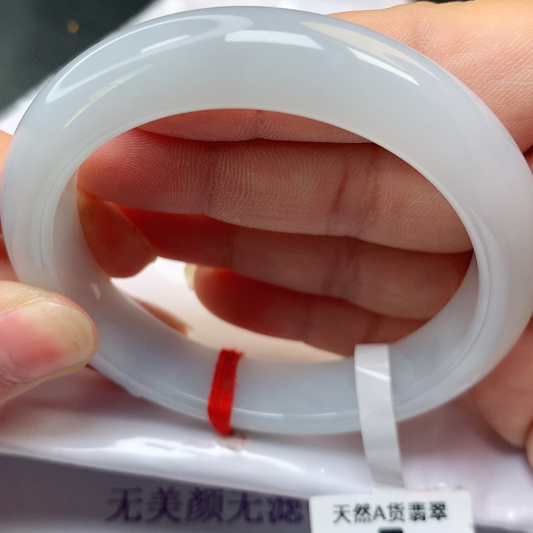 未镶嵌手镯翡翠A货翡翠老坑白月光胶底208号