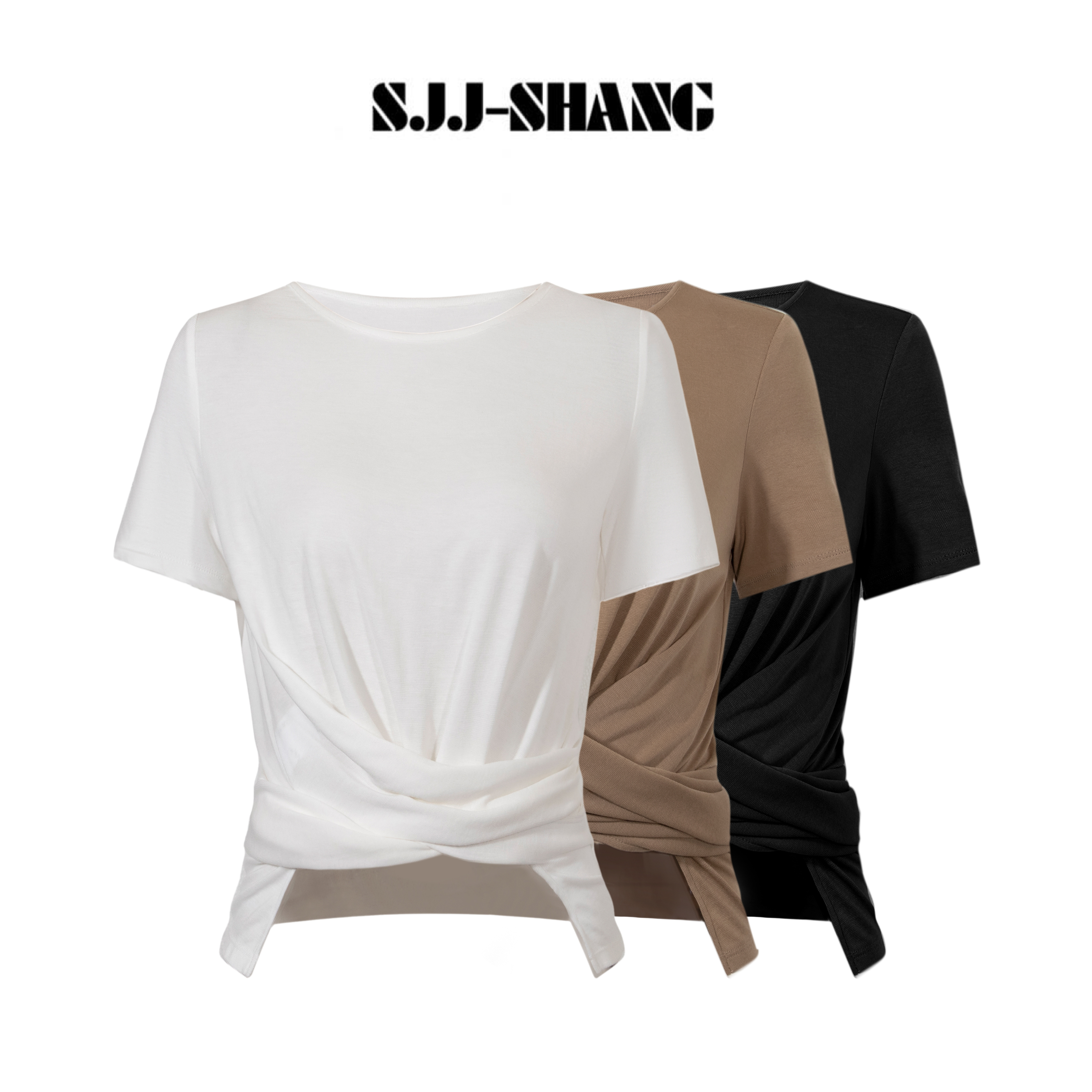 SJJ-SHANG【慕斯云朵】25ss新品重磅莱赛尔重工设计感上衣q134251p