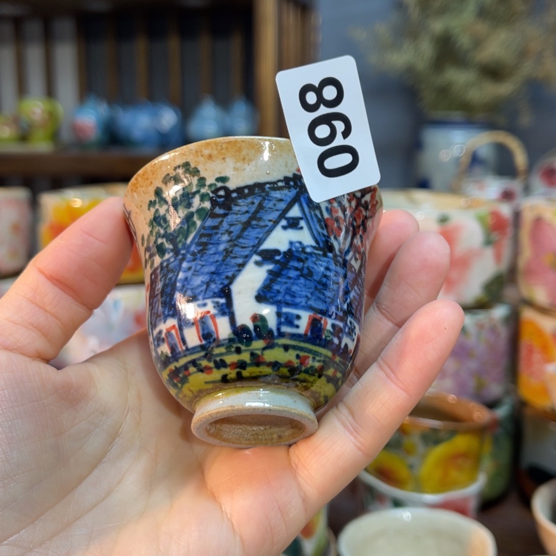 杯素浅陶瓷手工手绘