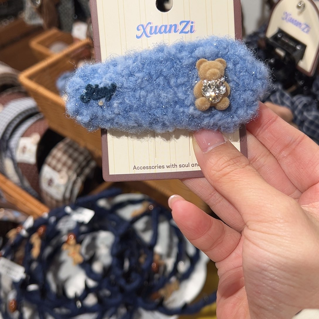 布艺铁合金一只拜拜夹