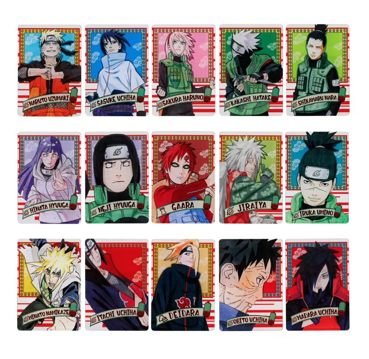 【火影忍者】火影原画亚克力数据卡一弹 (日谷国现，直播代拆)