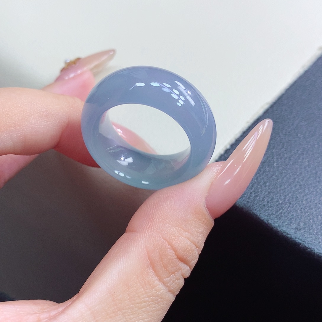 未镶嵌戒指翡翠19-20号