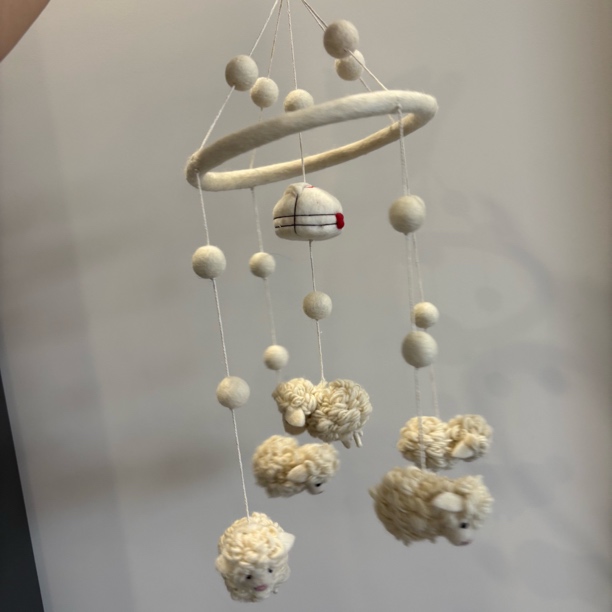 蒙古包可爱小羊挂件风铃