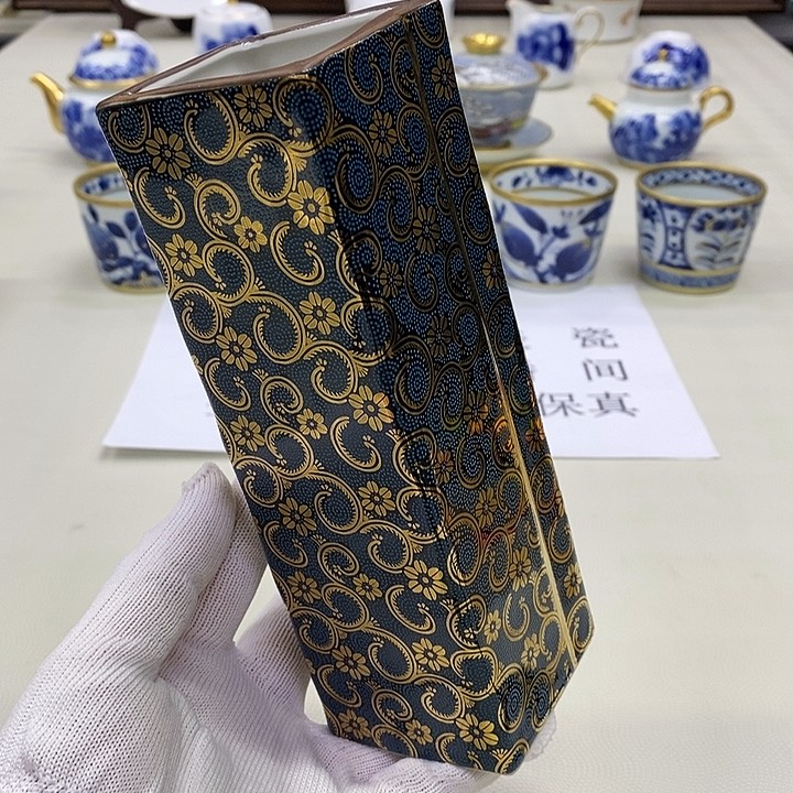 摆件高18九谷正品保真