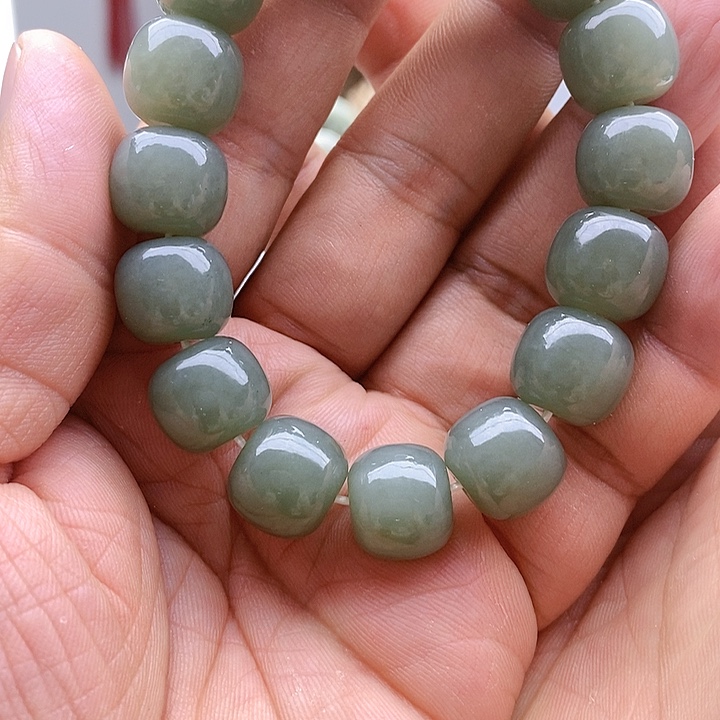 【闪购商品】手链未镶嵌和田玉14天空蓝