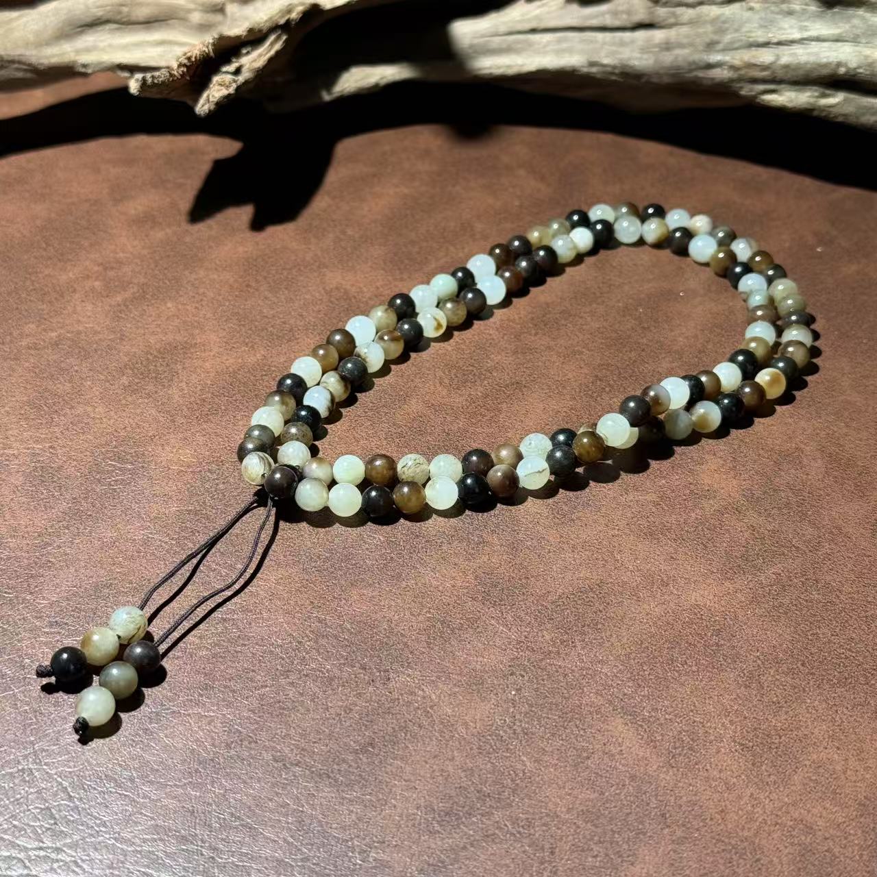 黑皮多圈珠链D112337-多样性发其一