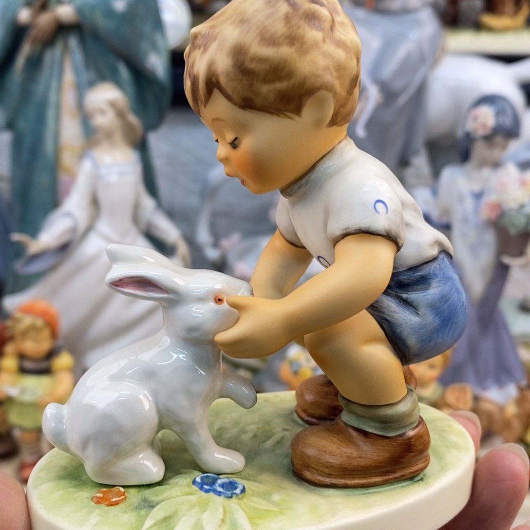 瓷片欧美中古美物摆件