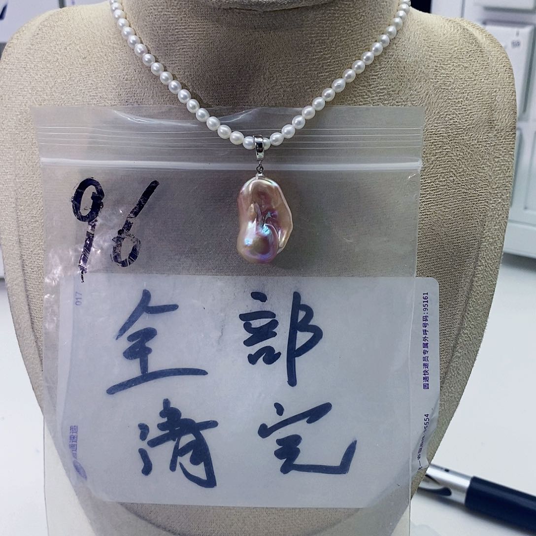 淡水珍珠合金颈饰