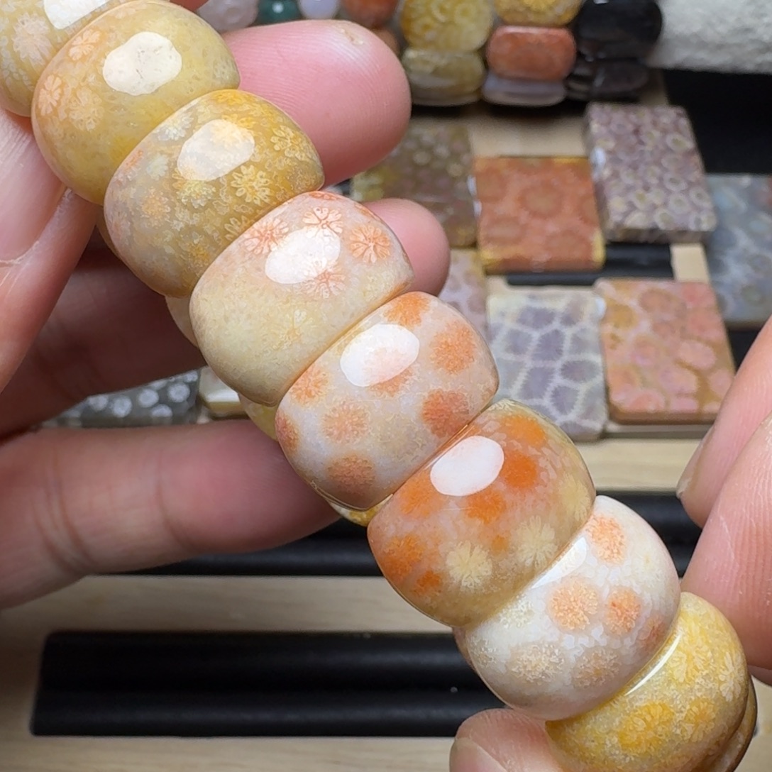硅化玉未镶嵌纯天然色有机玉石保真色