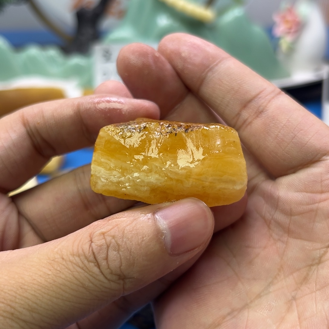 定制琥珀未镶嵌蜜蜡原石不退不换