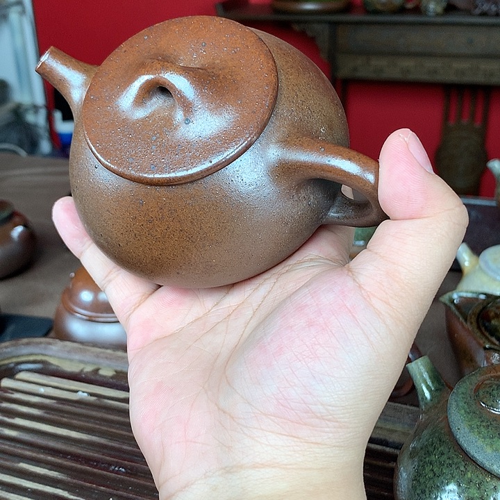 紫砂茶壶纯自然柴烧