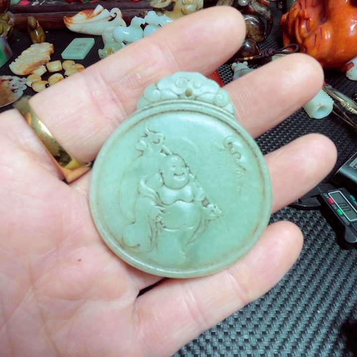 滴血莲花菩提把件