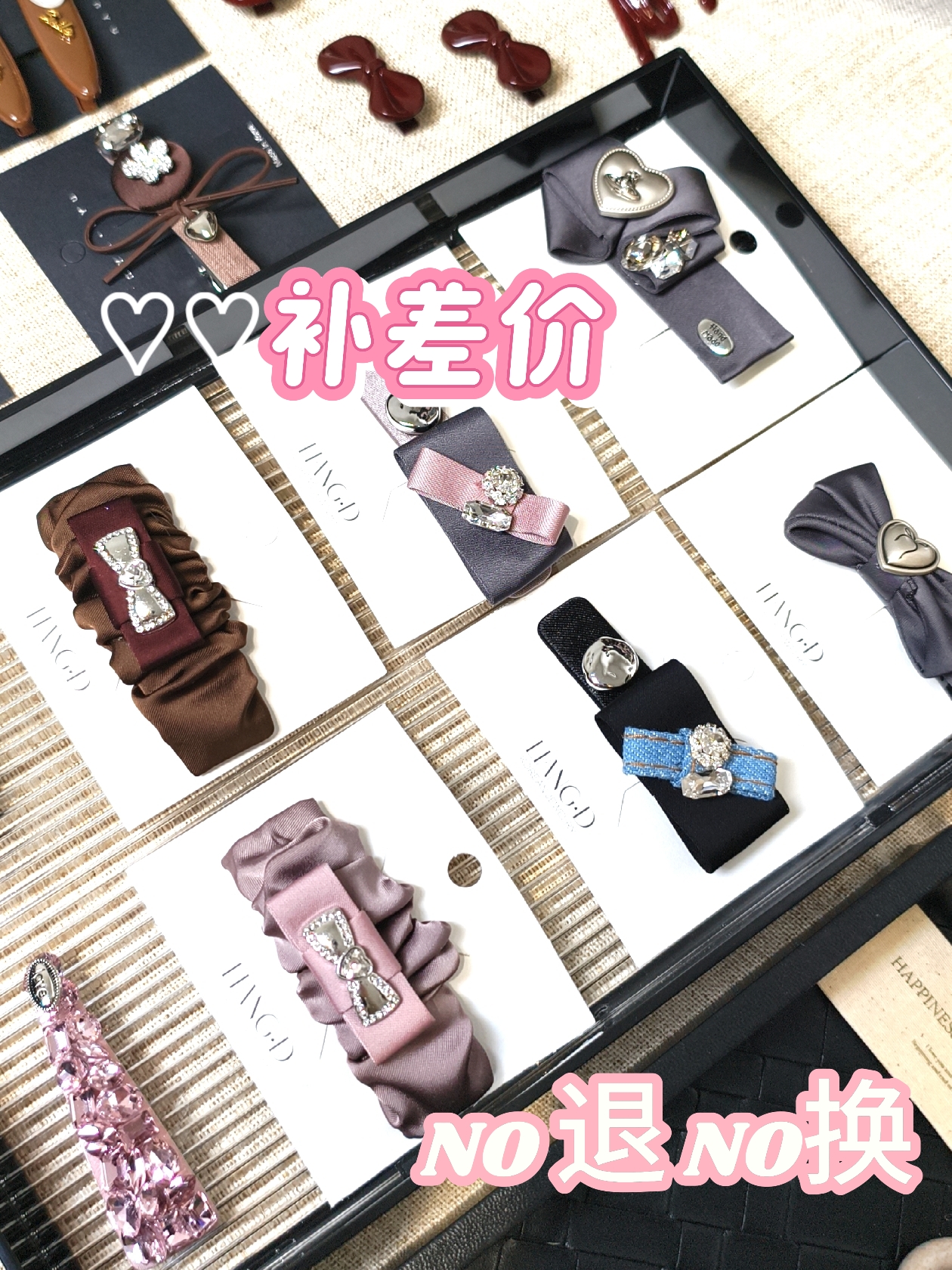 少女风仙女风发夹韩版日韩简约风气质时尚法式发饰