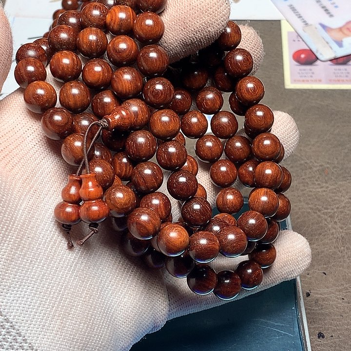 手串/手链小叶紫檀10 108 颗顶泥