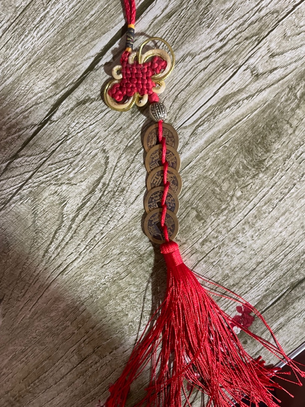 现代文创铜钱DIY钥匙扣