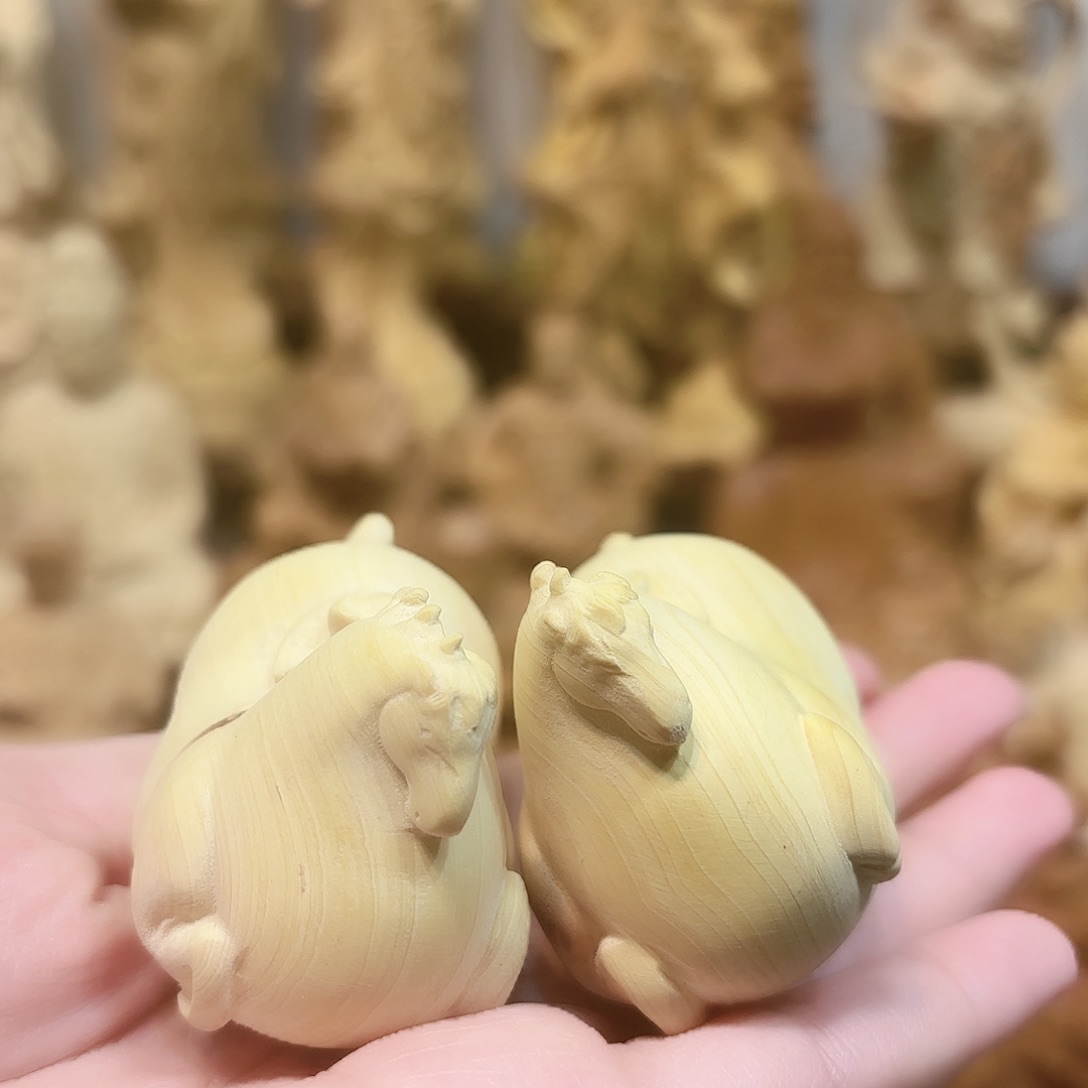 黄杨木黄杨木唐马瑕疵
